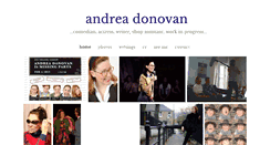 Desktop Screenshot of andreadonovan.com